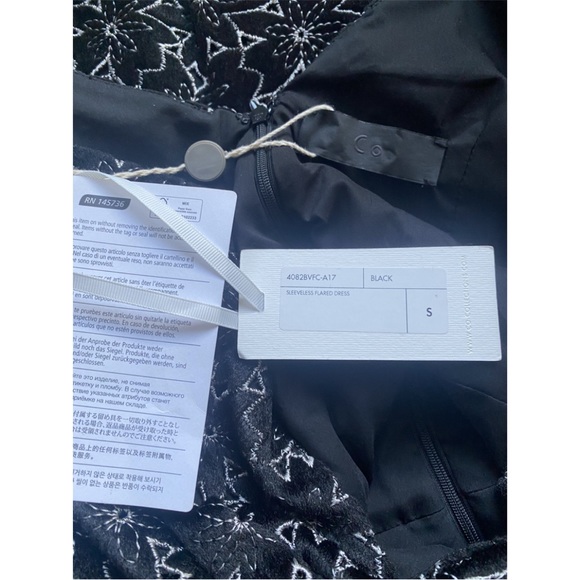 NWT Co. Velvet dress with beautiful embroidery. Perfect for holiday season! - Picture 2 of 4